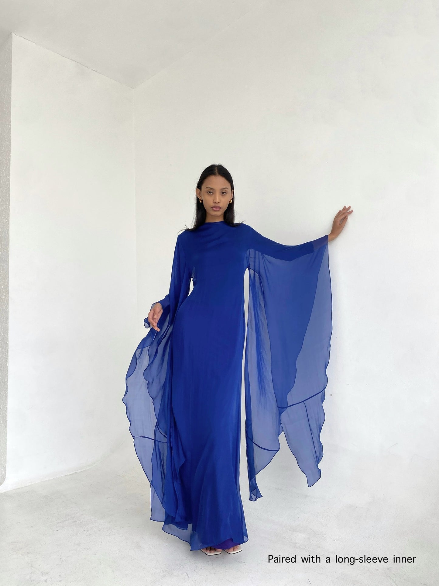 Pure Silk Dress in Saffron | Preorder ships in ~2 weeks