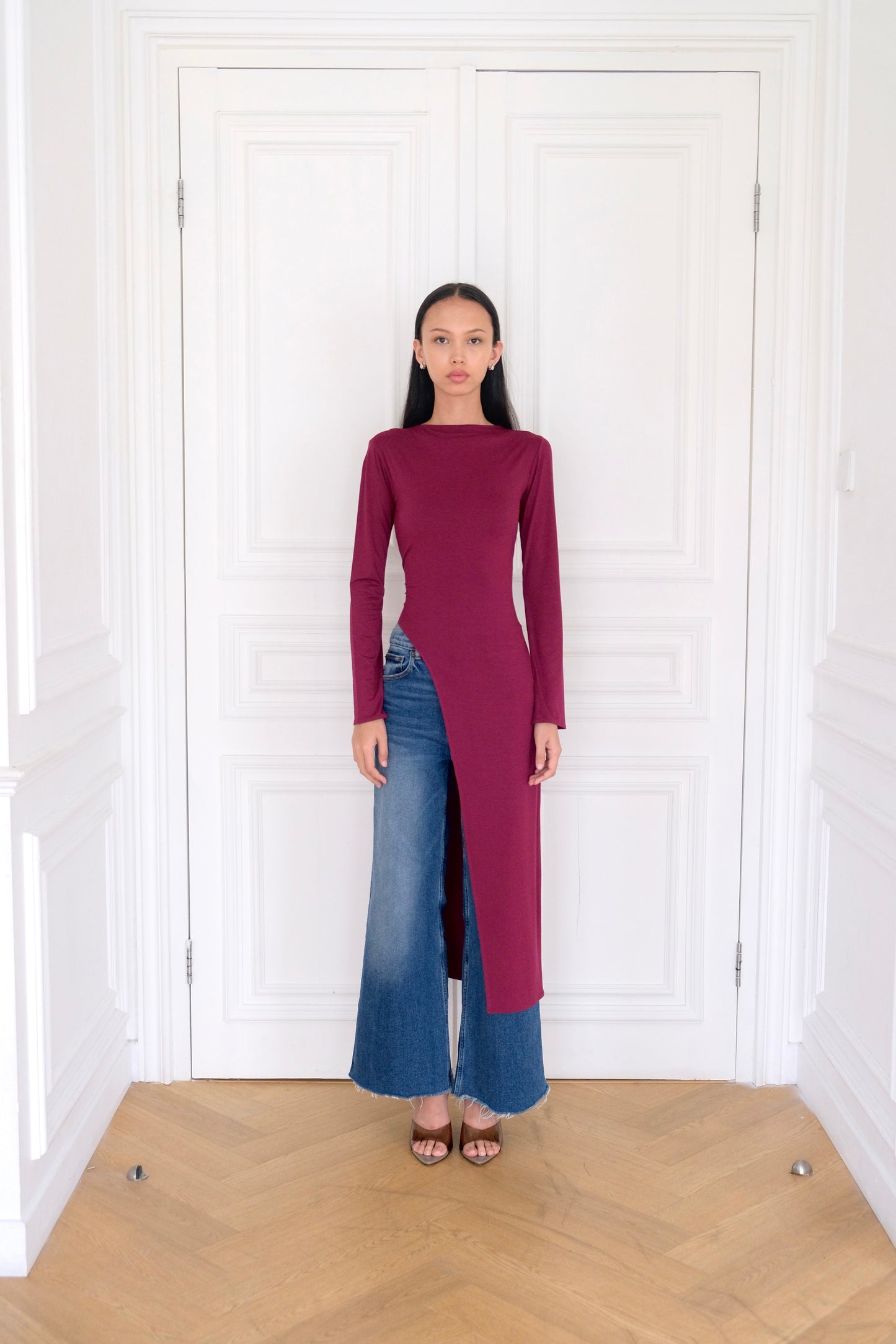 ARI Asymmetrical Long Top in Berry