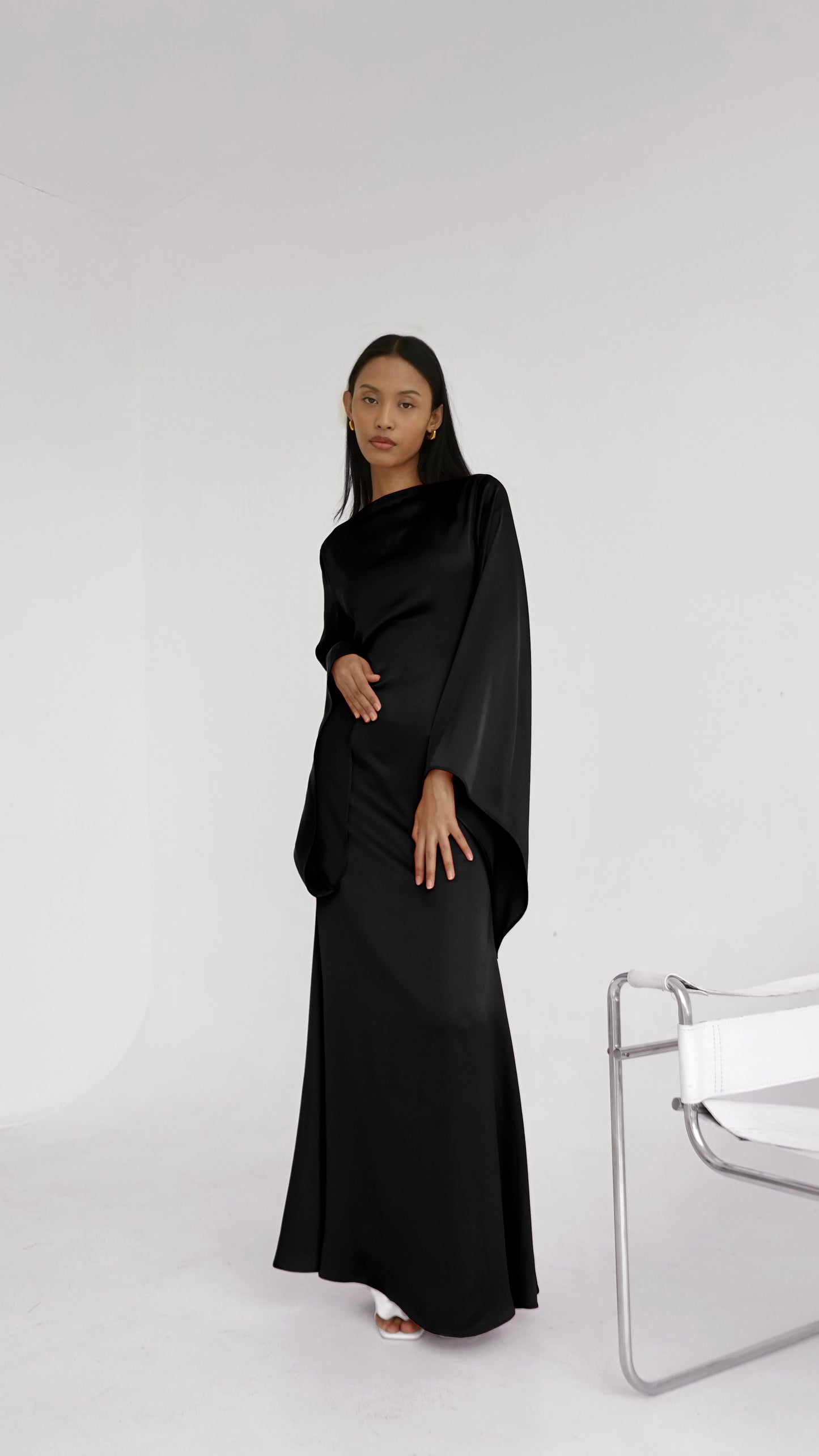 Tulip Dress in Black | Available for a limited time