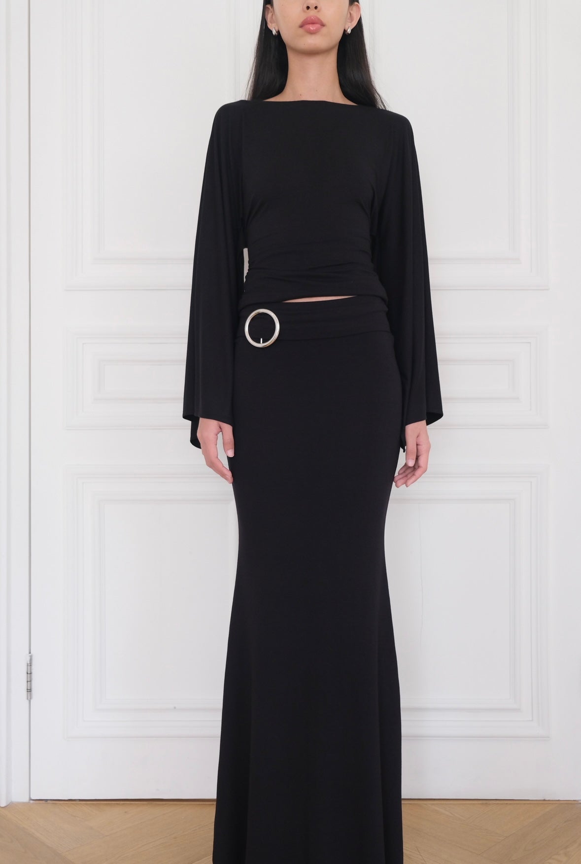 ESMÉ Belted Skirt in Black | Final batch