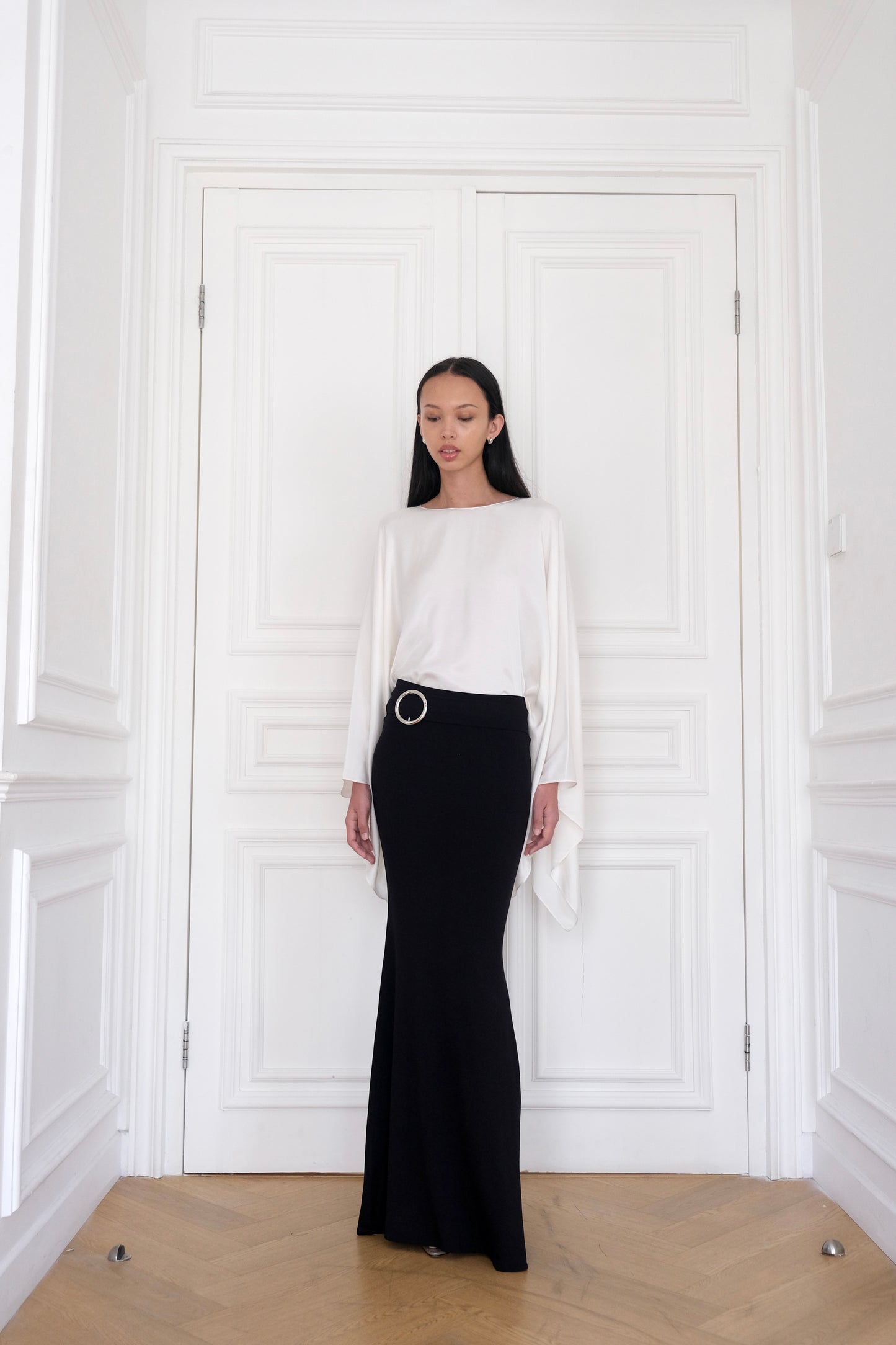 ESMÉ Belted Skirt in Black | Final batch