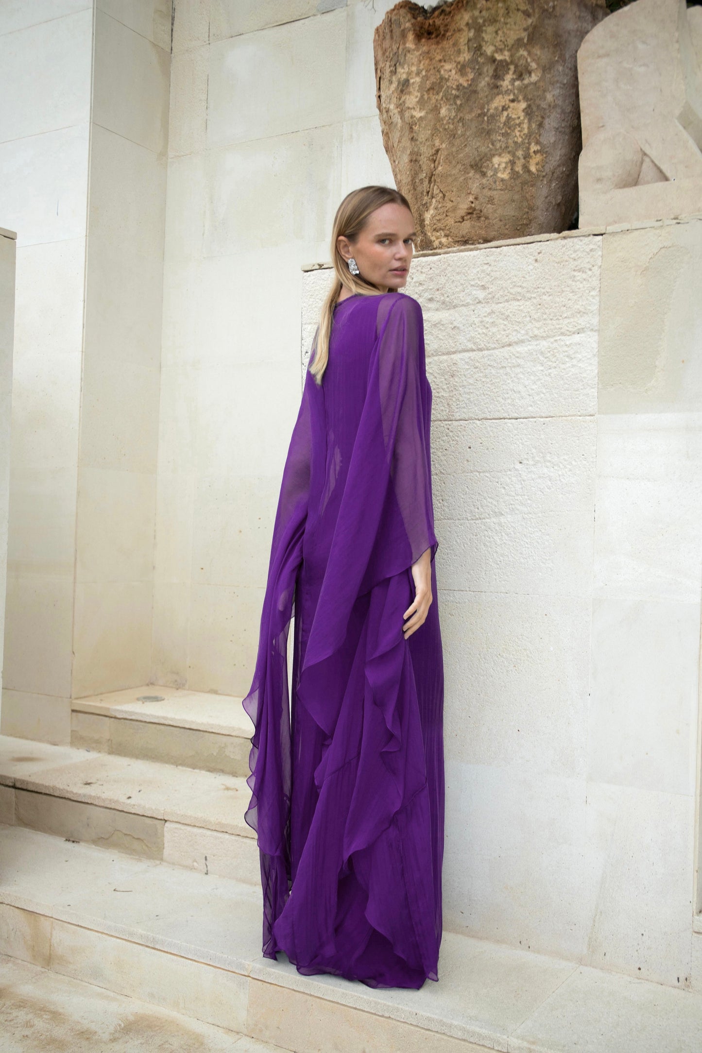 Pure Silk Dress in Amethyst | Preorder ships in ~2 weeks