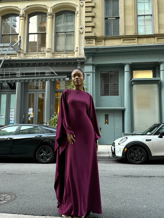 Berry Kaftan Dress