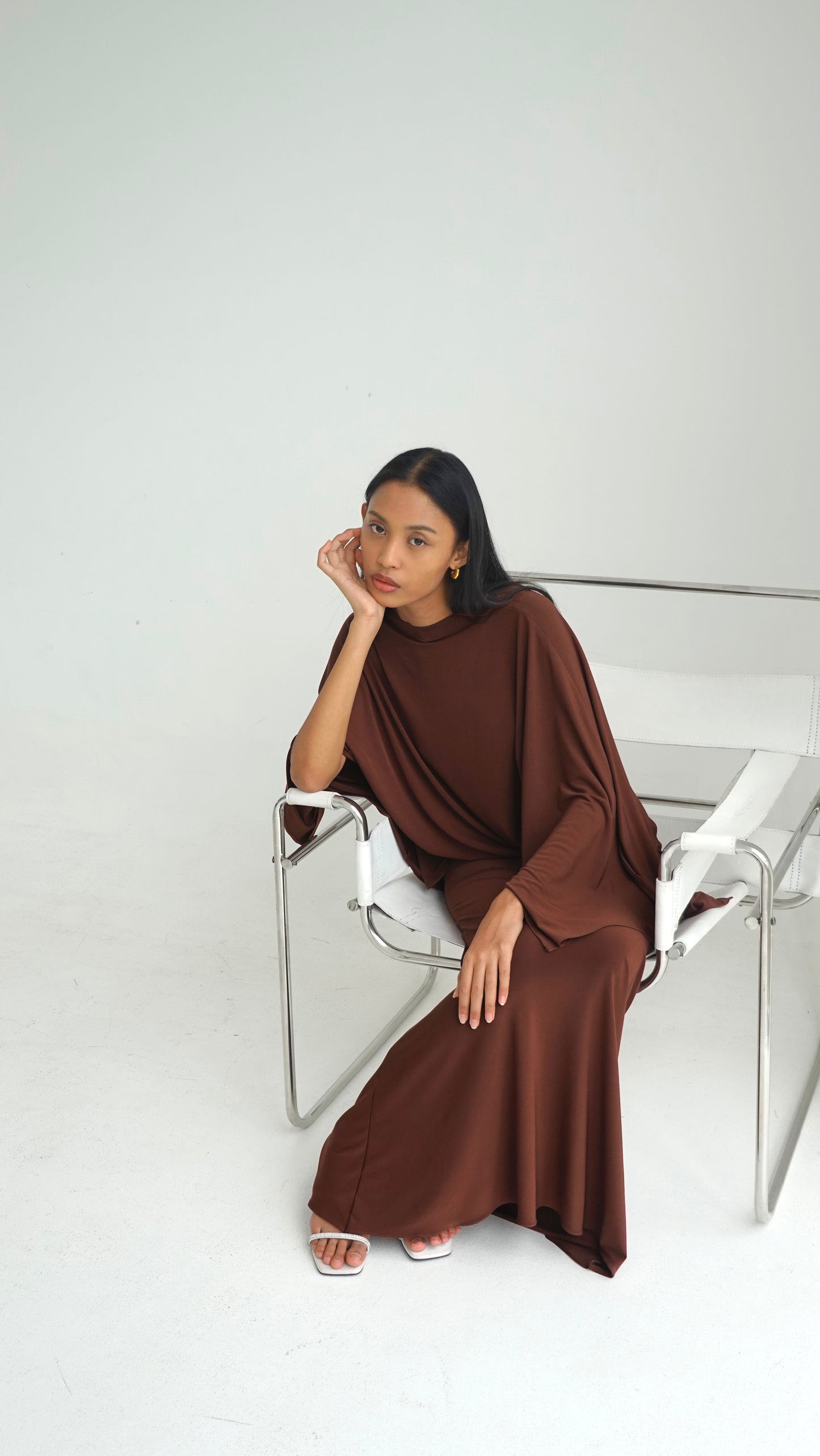 Toffee Brown Top & Skirt Set | PREORDER ships July 10-25