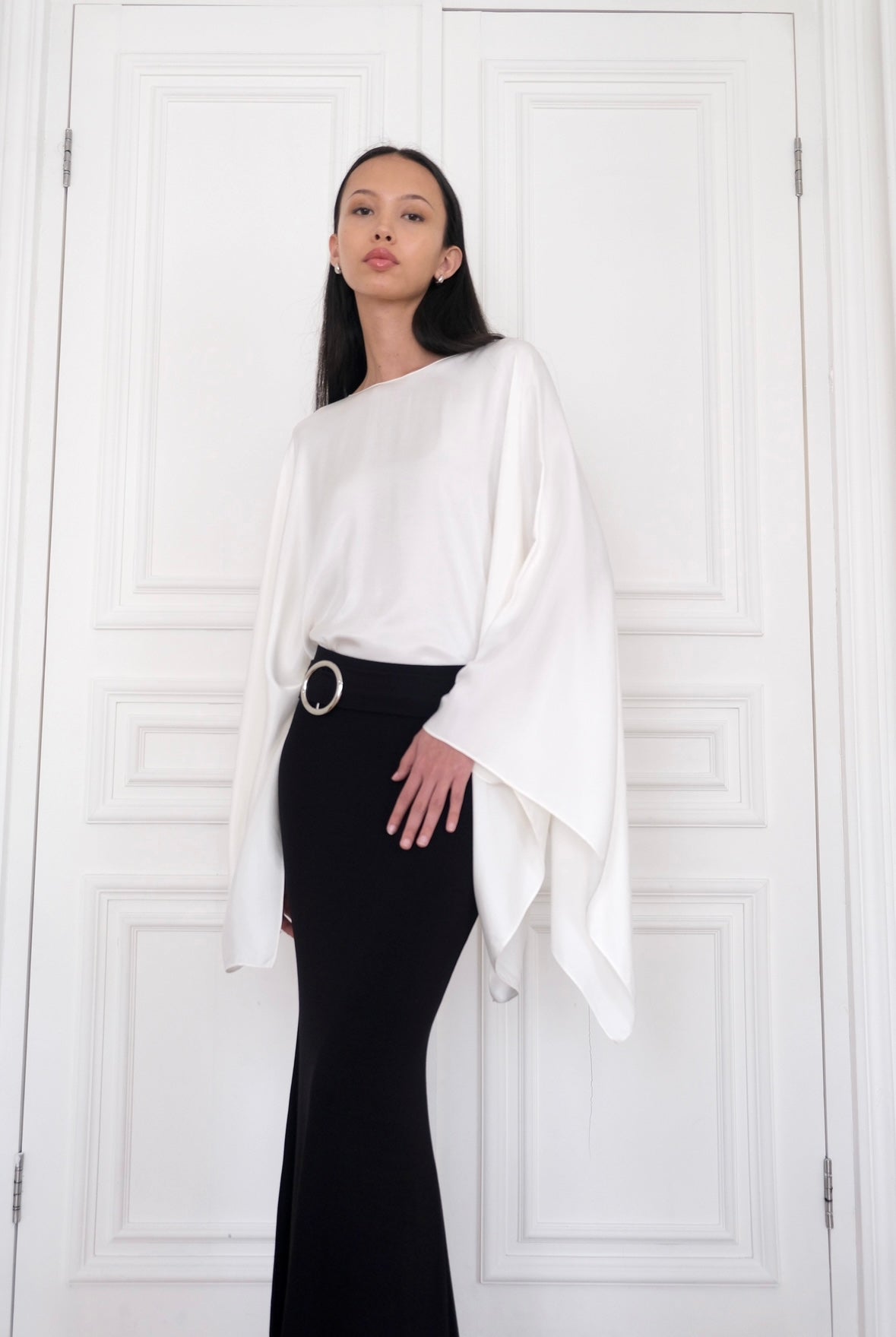 ESMÉ Belted Skirt in Black | Final batch