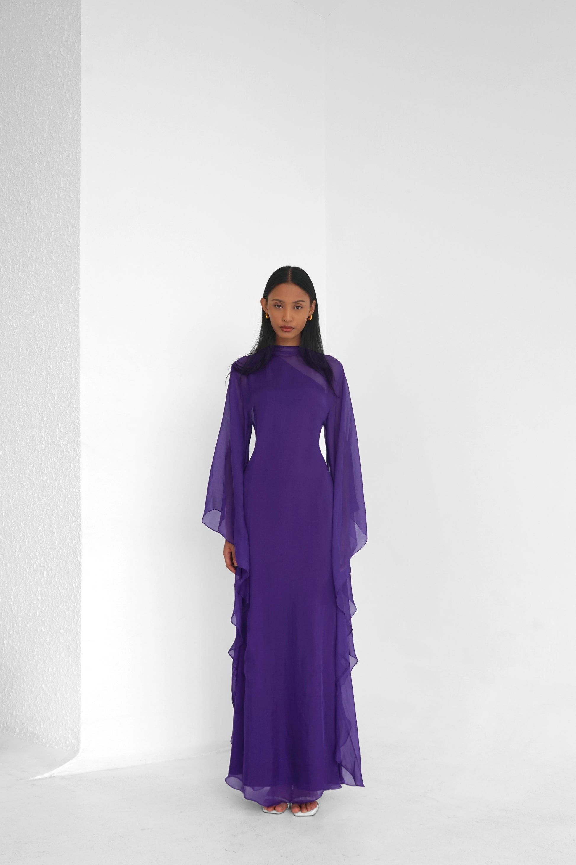 Pure Silk Dress in Amethyst | Preorder ships in ~2 weeks | Last Batch Esm New York Pure Silk Dress in Amethyst | Preorder ships in ~2 weeks | Last Batch Esm New York