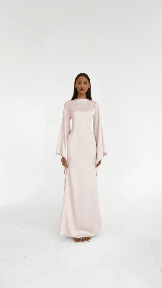 Tulip Dress in Pink Blush