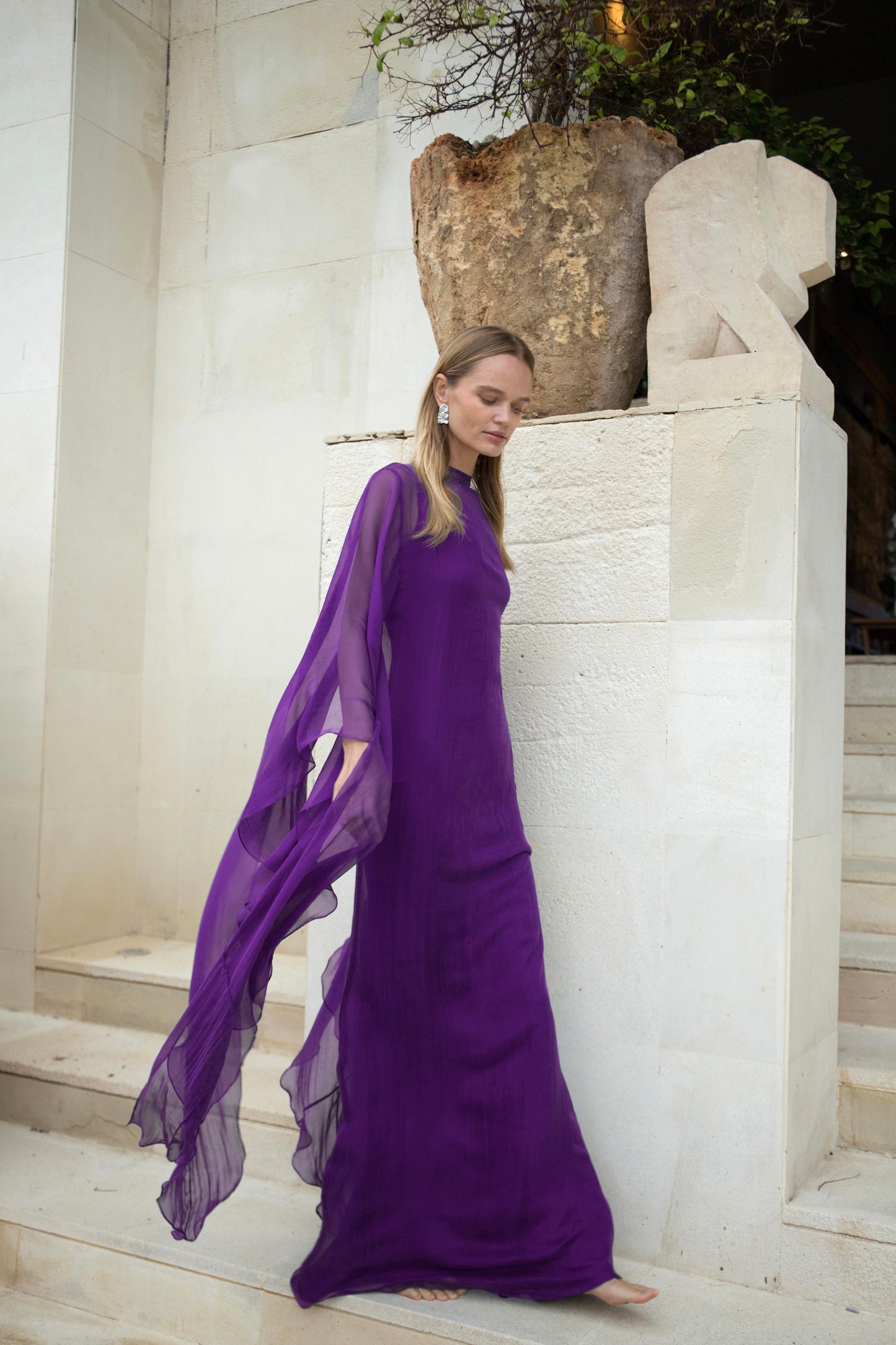 Pure Silk Dress in Amethyst | Preorder ships in ~2 weeks