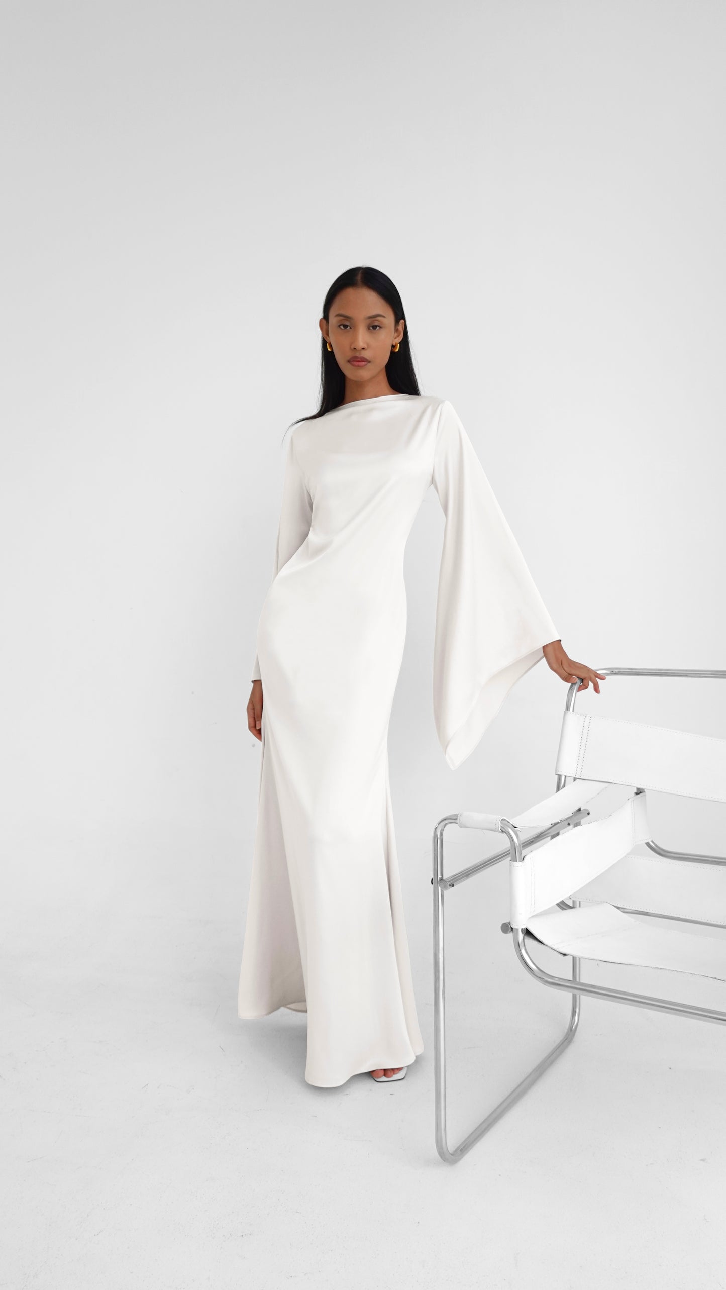 Tulip Dress in White XL/XXL | fits size US 16-18 | Preorder ships in ~2 weeks Tulip Dress in White XL/XXL | fits size US 16-18 | Preorder ships in ~2 weeks