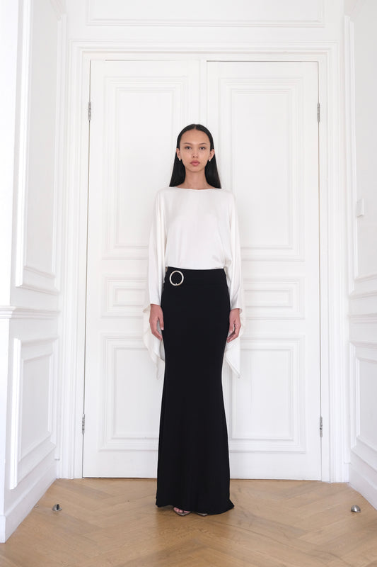 ESMÉ Belted Long Skirt | skirt only