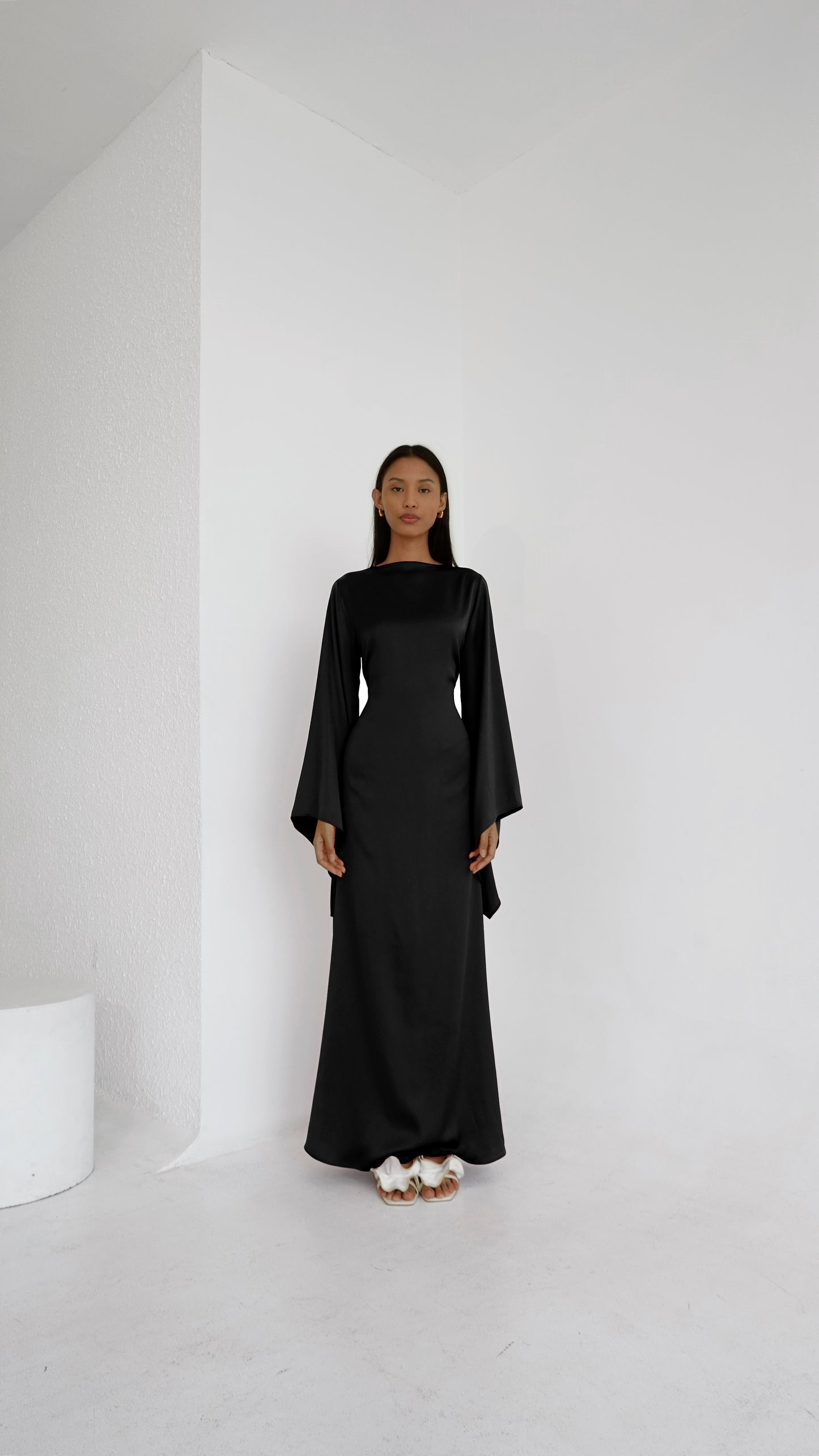 Tulip Dress in Black | Available for a limited time