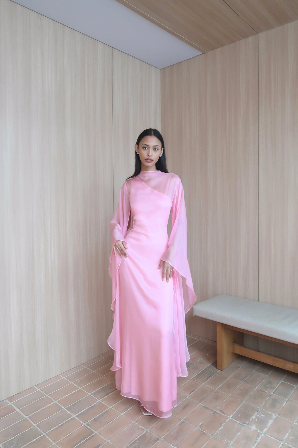 pink silk dress design Pure in – Esmé New York Midi dress a civil ceremony SIZE:27 Sundance Dress – Le boho chic inspiration