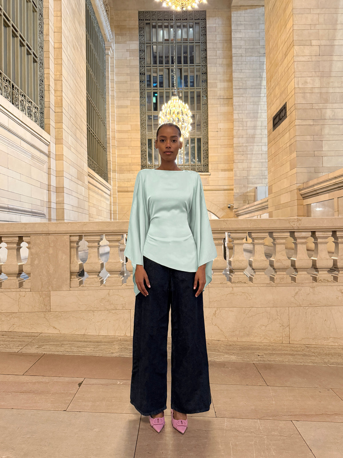 ESMÉ Butterfly Top in Seafoam